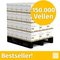 Infowerk Printerpapier kopieerpapier 150000 vellen 60 x 2500 A4 80g premium wit testwinnaar PEFC