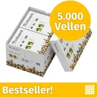 Infowerk Printerpapier kopieerpapier 5000 vellen 10 x 500 A4 80g premium wit testwinnaar PEFC