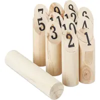 Relaxdays Kubb Viking Spel