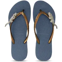 Uzurii Silver crocodile switch marineblauw