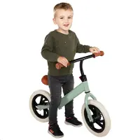 Cheqo Loopfiets voor Kinderen - Loopauto - Loopwagen - Leeftijd 1-4 Jaar - EVA-banden - Belastbaar tot 40 kg - Mat Groen