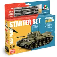 Italeri Modelbouwpakket Militaire voertuigen - 75004 Cromwell Mk. IV WWII - Britse Tank - Starter Set Plastic - 1:56 - Modelbouw
