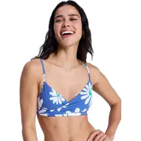 Roxy - Women's PT Essentials Wrap Bra - Bikinitop XS, blauw