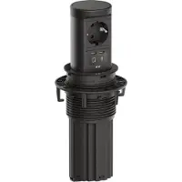 Bachmann ELEVATOR2, 1x CEE7/3, 1x USB-C/C, 45W, RAL9005, 2,0 meter, AEH