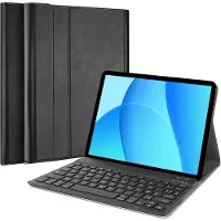 Just in Case tablet Hoes met Toetsenbord geschikt voor Oppo Pad SE - AZERTY Bluetooth Keyboard Case - Zwart