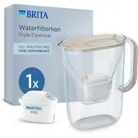 Brita Style Essential Waterfilterkan 2.4L - Zand - incl. 1 Maxtra Pro Waterfilter
