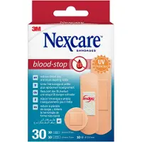3M Nexcare Pleisters Blood Stop Strips 3 Maten Assortiment N1730As 30 St Pleister