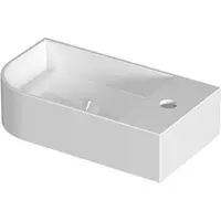 Ink Trevi Fontein - 40x22x10cm - 1 kraangat - links afgerond - porselein - glans wit 3405110