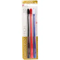 Swissdent Profi Colours Tandenborstel Soft-Medium 1 St Tandenborstel