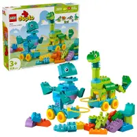 LEGO DUPLO Stad 3-in-1 Dinosaurussen op Wielen - 10451
