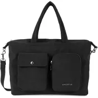 LANCASTER PARIS Handtas 'Lancaster Sac à main bowling Zippé Basic Pocket Noir' zwart