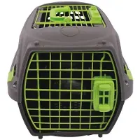 M PETS M.PETS ECO GIRO Cat Carrier - Plastic Cage - Size M - Gray