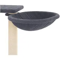 vidaXL Kattenmeubel met krabpalen 82 cm donkergrijs