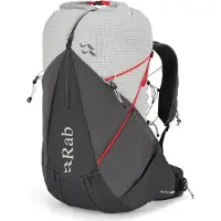 Rab - Trekkingrugzakken - Muon 40 Pewter/Graphene voor Unisex - Grijs