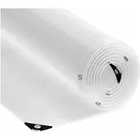 vidaXL Plantenafdekking met zeilringen 2x5 m PVC