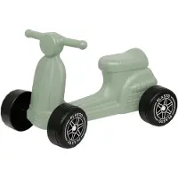 Plasto Scooter Zandkleur - Baby Walker - Stille Wielen - Loopauto - Zithoogte 22 cm - Special Edition Zachte Neutrale Kleuren - Gemaakt in Finland - Vanaf 1 Jaar
