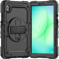 Cazy tablet Hoes geschikt voor Samsung Galaxy Tab A11 - Shockproof Case met Screenprotector - Zwart