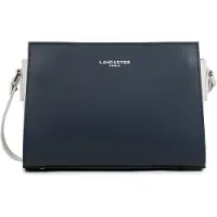 Lancaster Schoudertas 'Lancaster Sac trotteur Zippée S Smooth Bleu Foncé - Ecru' blauw