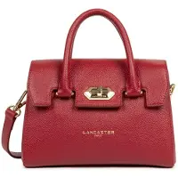 Lancaster Handtas 'Lancaster Sac à main A rabat avec fermoir Mini Milano Cosmos Carmin' rood