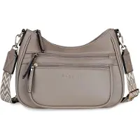 Bugatti schoudertas Mare 3.0 Crossbody Bag Taupe