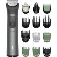Philips All-in-One Trimmer Serie 7000 Tondeuse, Precisietrimmer, Bodygroomer USB-laadfunctie Grijs