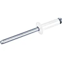 Goebel - 500 x Gelakte blindklinknagels (Ø x L) 4,8 x 10 mm - Alu Aluminium AlMG 3,5 / Staal verzinkt - Vlakke kop - RAINBOW STANDARD - 7901048100 - ISO15977 - Popnagel