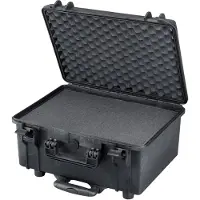 PLASTICA PANARO 465H220TR koffer zwart incl. plukschuim