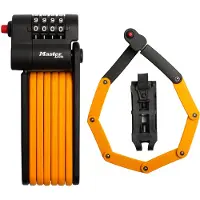 Masterlock Gecodeerd fietsslot - MASTER LOCK - 8336EURDPRO - Gehard staal, programmeerbare combinatie, ondersteuning inbegrepen