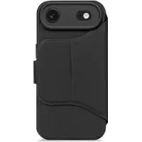 Decoded Zwartured Silicone 2 In 1 Wallet iPhone Air Hoesje Zwart