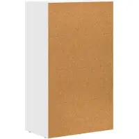vidaXL Dressoir ELST, wit, 59 x 35 x 100,5 cm, houtvezel
