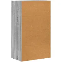 vidaXL Dressoir ELST, grijs Sonoma, 59 x 35 x 100,5 cm, houtvezel