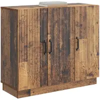 vidaXL Dressoir Oud hout 89 x 34,5 x 77 cm Bewerkt hout