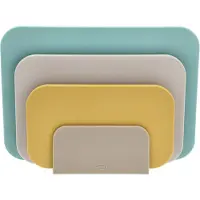 Mepal Snijplank set Choptima Ocean 35,5 x 26,5 cm (Set van 3 + houder)