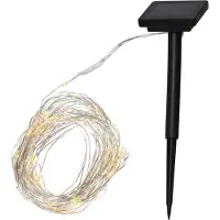 Star Trading LED-solar-lichtketting Dew Drop 19 m lang