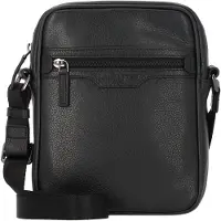 LANCASTER PARIS Schoudertas 'Lancaster Sac trotteur Zippée Milano Gentlemen' zwart