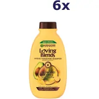 Garnier Loving Blends Avocado Olie & Shea Boter Shampoo - Intens Voedend - Voor Zeer Droog, Golvend of Krullend Haar - 6x300 ml