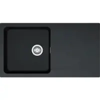 Franke Orion - OID 611 tectonite spoelbak, 94x51 cm, zwart 114.0288.543
