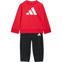 Adidas Trainingspak 'ESSENTIALS' rood / zwart / wit