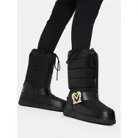 Love Moschino Heart Logo Snow Boot Black Size: 35-36 | Boots Outlet | Dames | Zwart