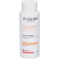 Poderm Extra Gentle Nagellak Verwijderaar voor Gevoelige Nagels 100 ml Vloeistof