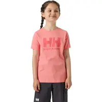 Helly Hansen Logo T-shirt Met Korte Mouwen Roze 14 Years Jongen