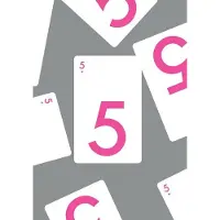 CMYK Magenta - Fives Trick-Taking Game