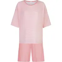 Mey Korte pyjama Serie Simple Stripes Bridal Rose | Maat 42