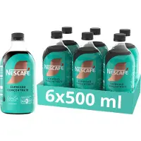 Nescafe Espresso Concentrate Style Vanilla 6×500 ml - Koffieconcentraat - Liquid Concentrate - Concentraat voor Ijskoffie - 16 Porties