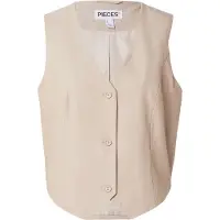 Pieces Gilet 'PCBOSELLA' beige gemêleerd