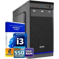 GMR Business Desktop PC – Intel Core i3 – 32GB RAM – 1TB SSD – Windows 11 Pro – Ideaal voor Kantoor, Thuiswerken & Studie