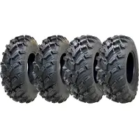 Parnells 26x10.00-12 &amp; 26x8.00-12 ATV-banden 6 stuks P3080 OBOR Pinacle Road Legal (set van 4)