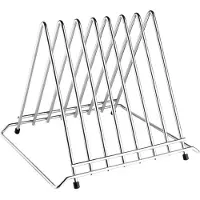 Hygiplas Heavy-Duty RVS Snijplankrek 7 Sleuven - CH052