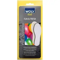 Woly fun & Fresh Kids - badstof inlegzool - maat 35/36