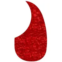 Boston AG-100-PR Slagplaat Akoestische Gitaar Druppelvormig - Pearl Red